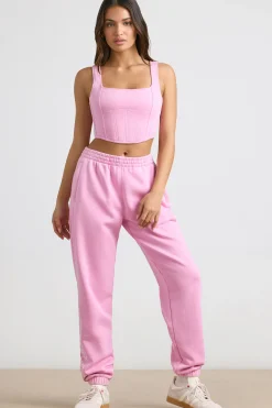Oh Polly Tracksuits | Matching Sets^Oversized Joggers in Bubblegum Pink BubblegumPink