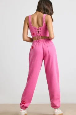 Oh Polly Tracksuits | Matching Sets^Oversized Joggers in Hot Pink HotPink