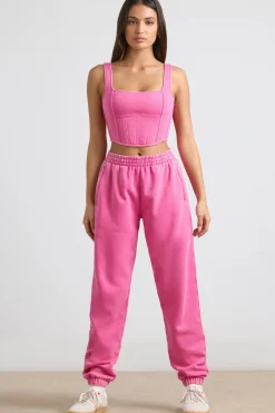 Oh Polly Tracksuits | Matching Sets^Oversized Joggers in Hot Pink HotPink