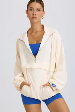 Oh Polly Coats | Tracksuits^Oversized Track Jacket in White