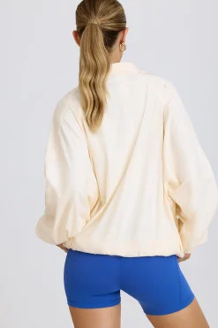 Oh Polly Coats | Tracksuits^Oversized Track Jacket in White
