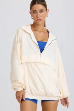 Oh Polly Coats | Tracksuits^Oversized Track Jacket in White