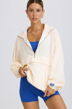 Oh Polly Coats | Tracksuits^Oversized Track Jacket in White