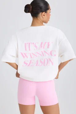 Oh Polly Tee'S & Tanks^Oversized T-Shirt in White