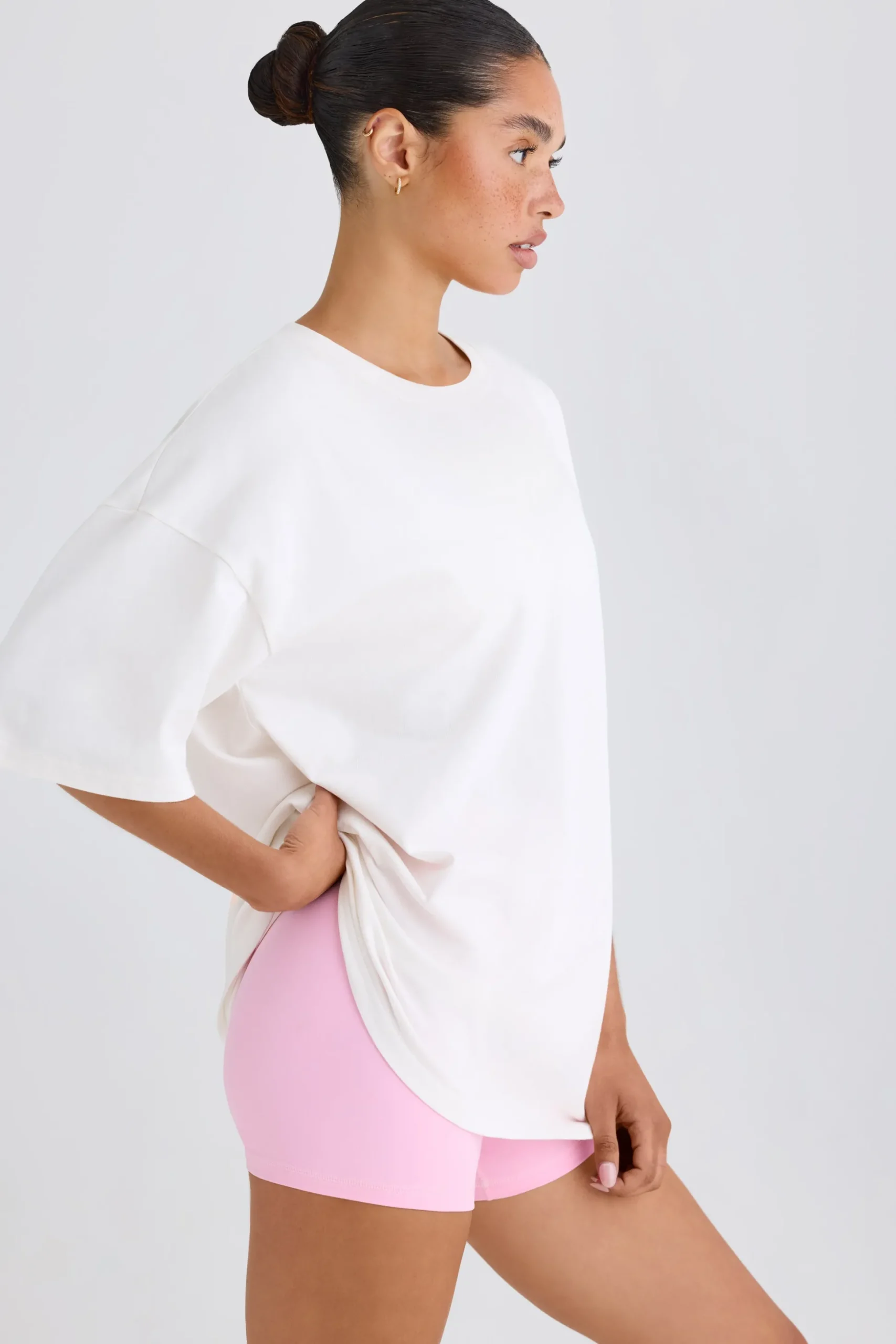 Oh Polly Tee'S & Tanks^Oversized T-Shirt in White