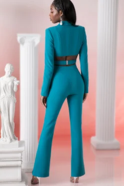 Oh Polly Women'S Clothing Sale - $65 And Under | Women'S Clothing Sale - $40 And Under^Petite Flare Trousers in Teal