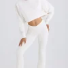 Oh Polly Petite^Petite Flared Trousers in White