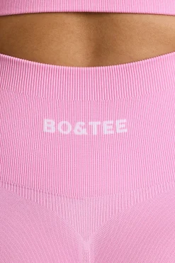Oh Polly Petite^Petite High-Waist Define Luxe Leggings in Bubblegum Pink