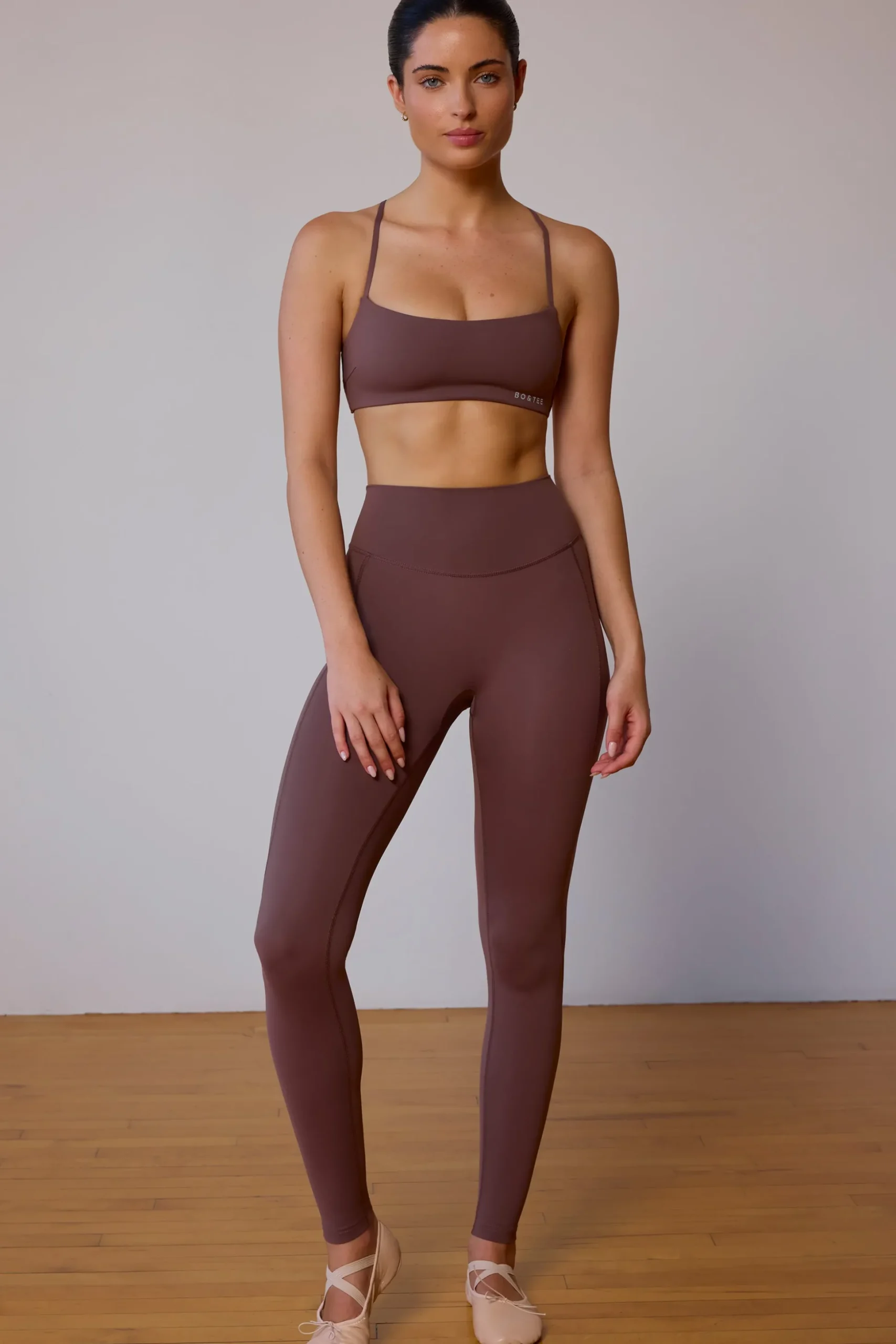 Oh Polly Petite^Petite Leggings in Taupe Brown TaupeBrown