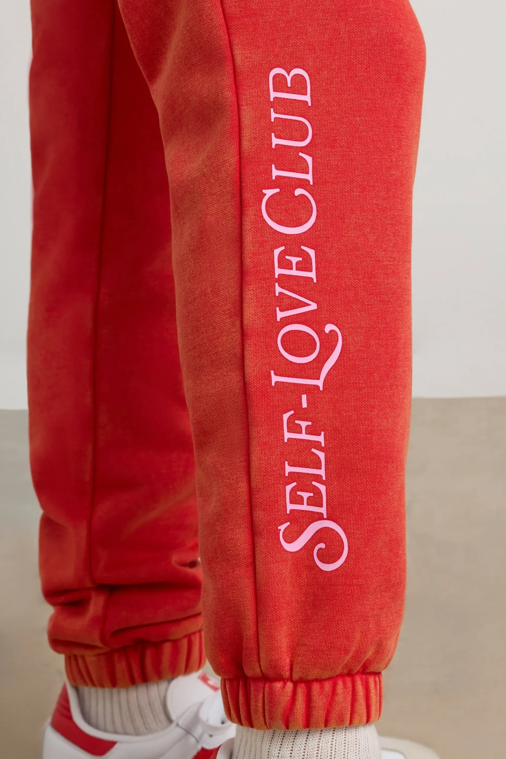 Oh Polly Petite^Petite Oversized Joggers in Red