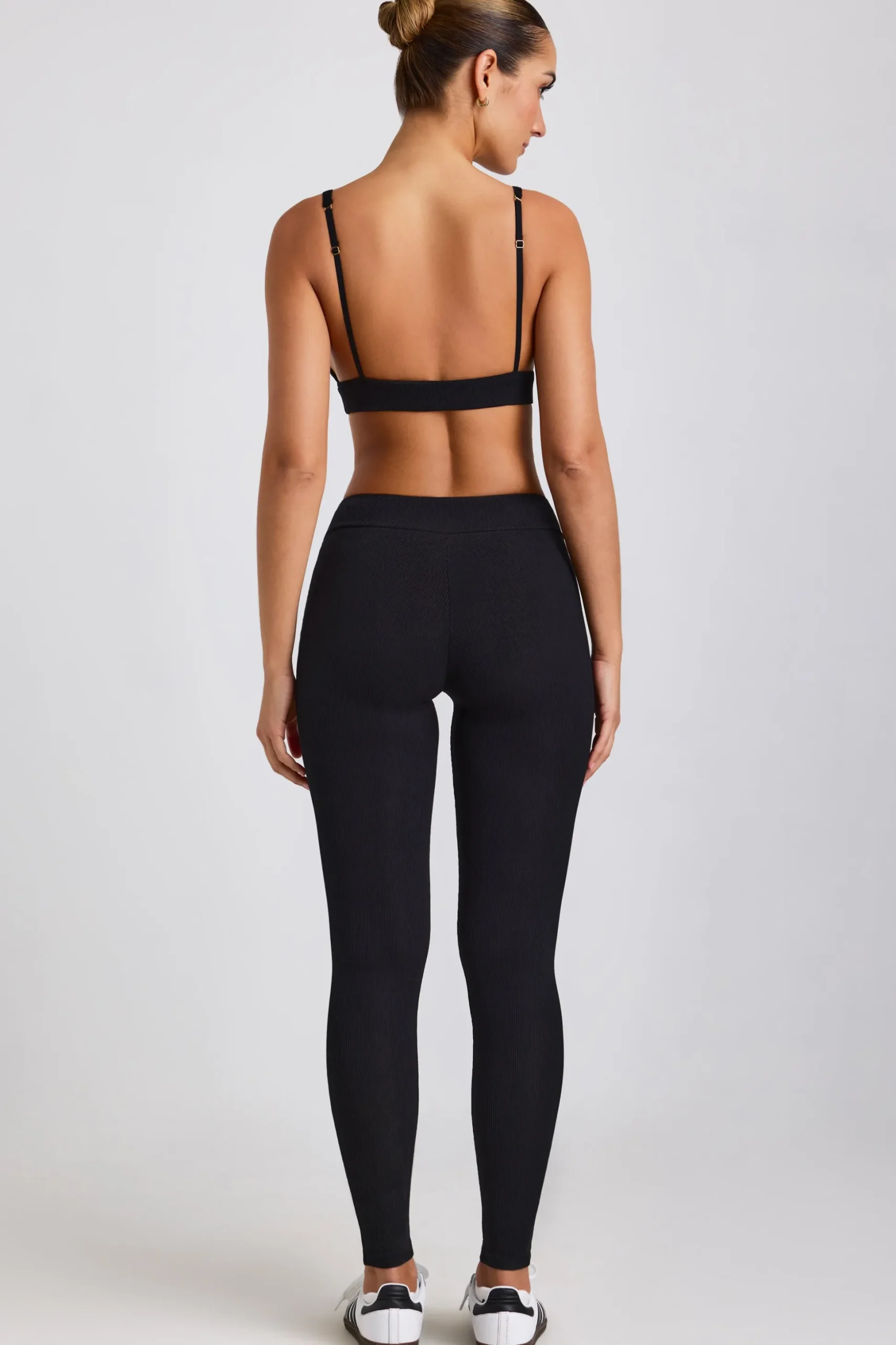 Oh Polly Women'S Clothing Sale - $65 And Under | Women'S Clothing Sale - $40 And Under^Petite Ribbed Modal High Waist Leggings in Black