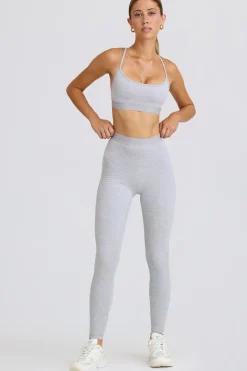 Oh Polly Petite^Petite Soft Active Leggings in Grey Marl GreyMarl