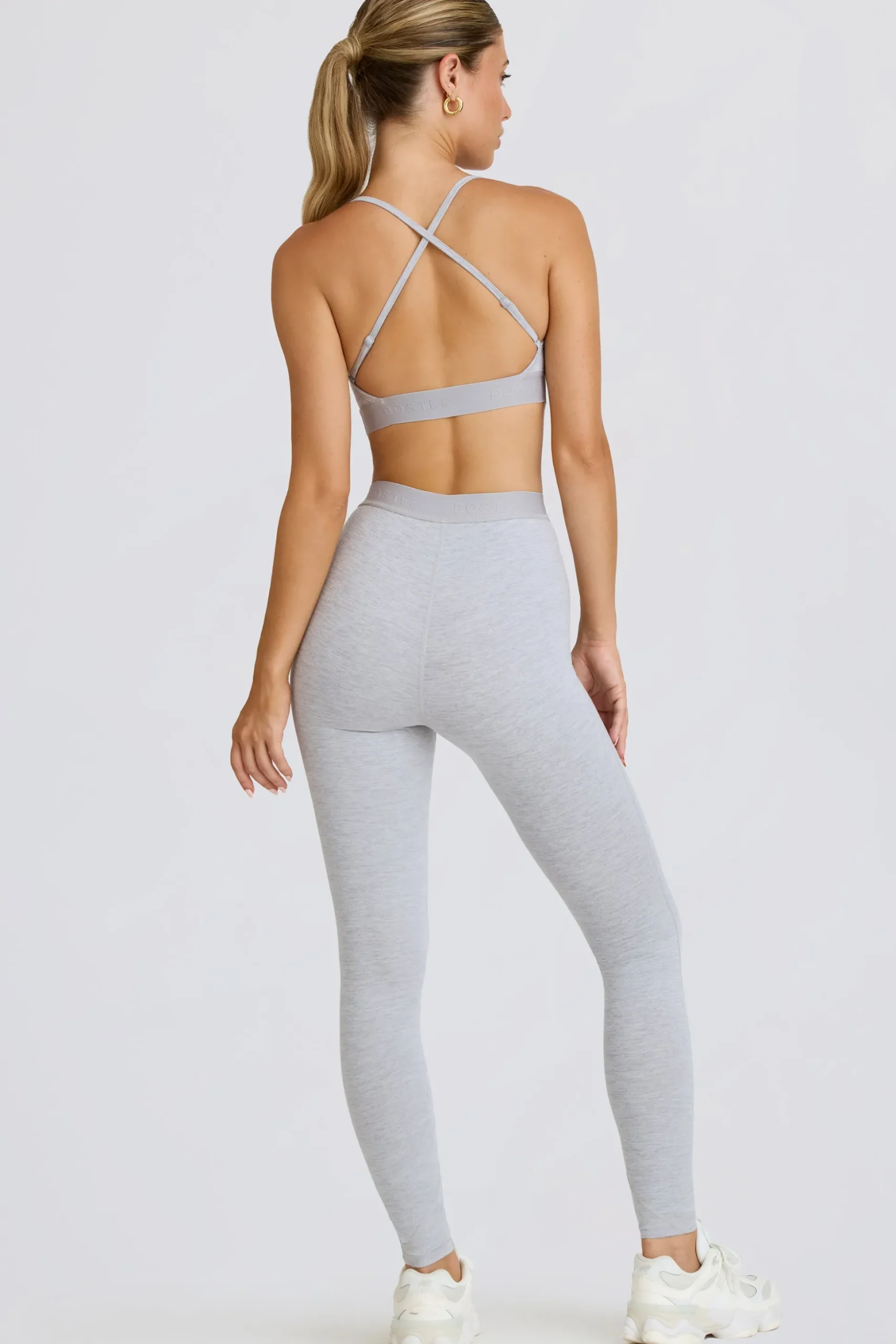 Oh Polly Petite^Petite Soft Active Leggings in Grey Marl GreyMarl