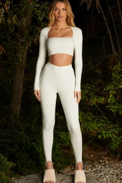 Oh Polly Women'S Clothing Sale - $65 And Under | Women'S Clothing Sale - $40 And Under^Petite Stirrup Leggings in Ivory