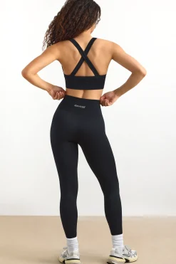 Oh Polly Petite^Petite Super Sculpt Seamless Leggings in Black