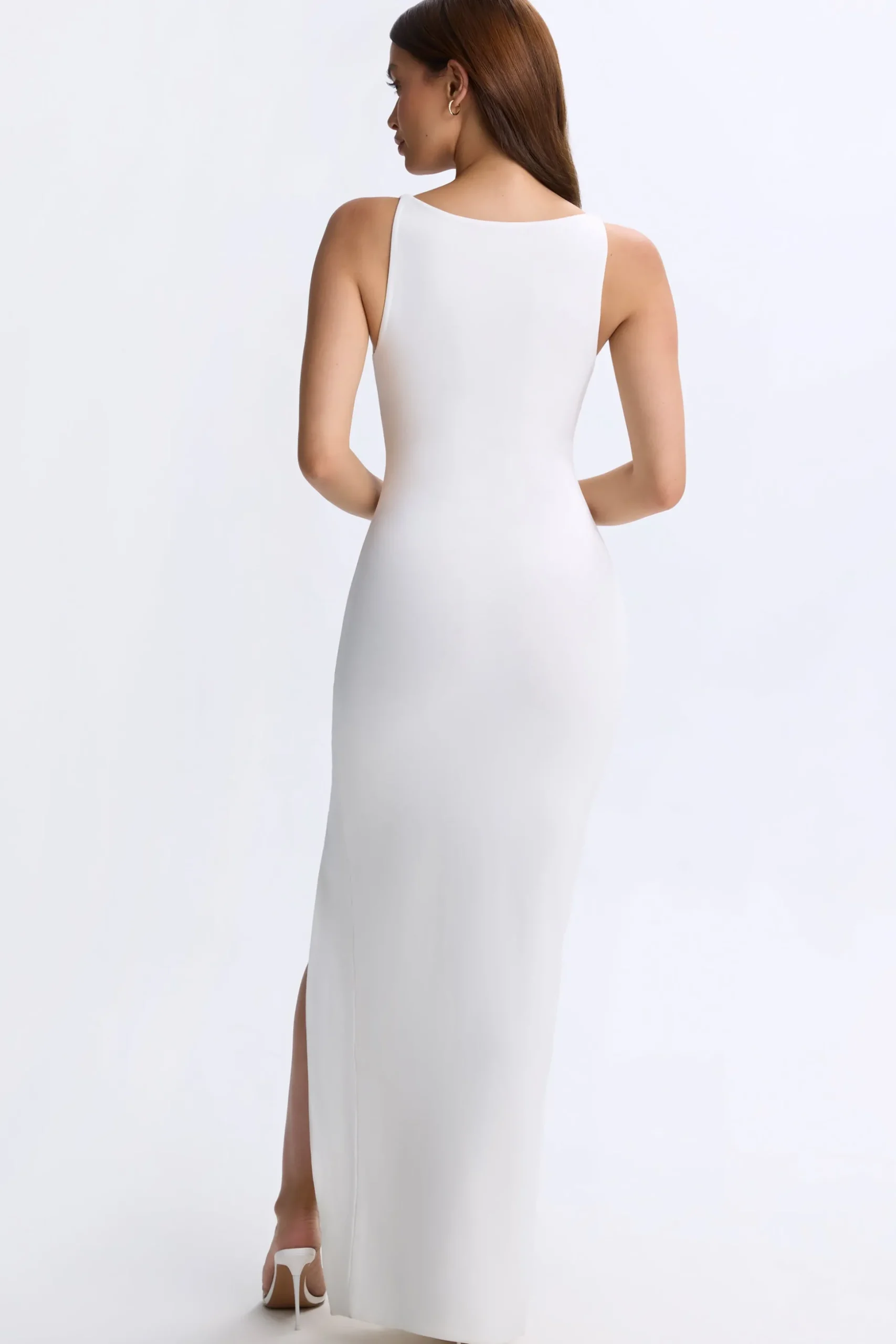 Oh Polly Tencel™ Modal Dresses^Plunge Cut-Out Maxi Dress in White