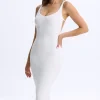 Oh Polly Women'S Clothing Sale - $65 And Under | Women'S Clothing Sale - $40 And Under^Plunge Open-Back Midaxi Dress in White