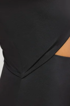 Oh Polly Women'S Clothing Sale - $65 And Under | Women'S Clothing Sale - $40 And Under^Premium Jersey Asymmetric Cut Out Maxi Dress in Black