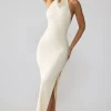Oh Polly Fall Outfits | Bride To Be^Premium Jersey Cowl Neck Backless Maxi Dress in Ivory