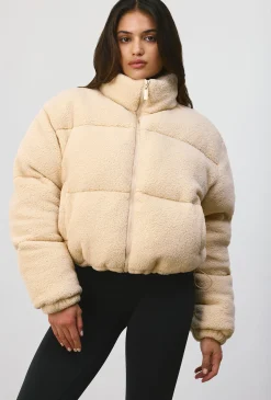 Oh Polly Coats^Puffer Jacket in Cashmere