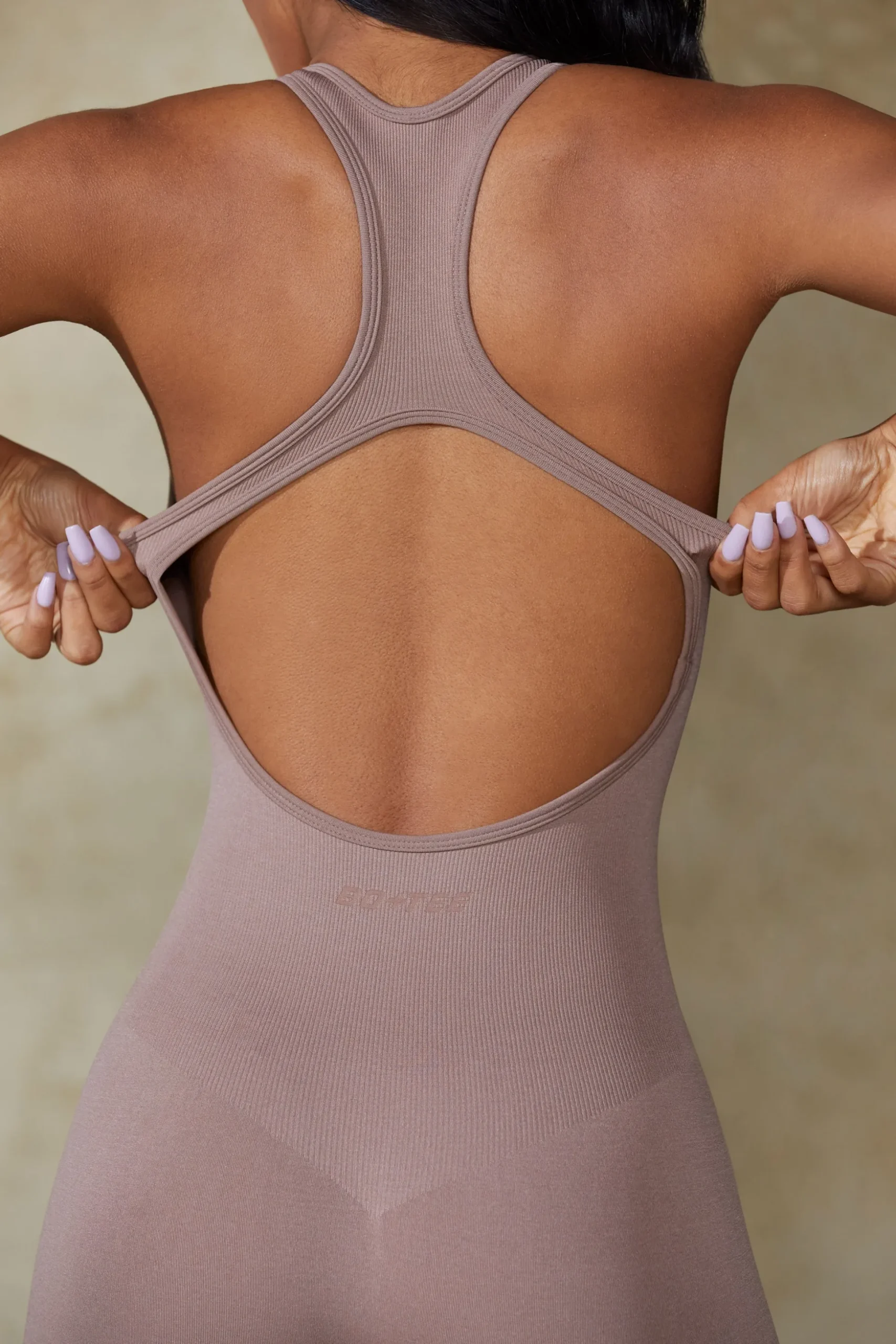 Oh Polly Women'S Clothing Sale - $65 And Under | Women'S Clothing Sale - $40 And Under^Racer Back Define Luxe Unitard in Mocha