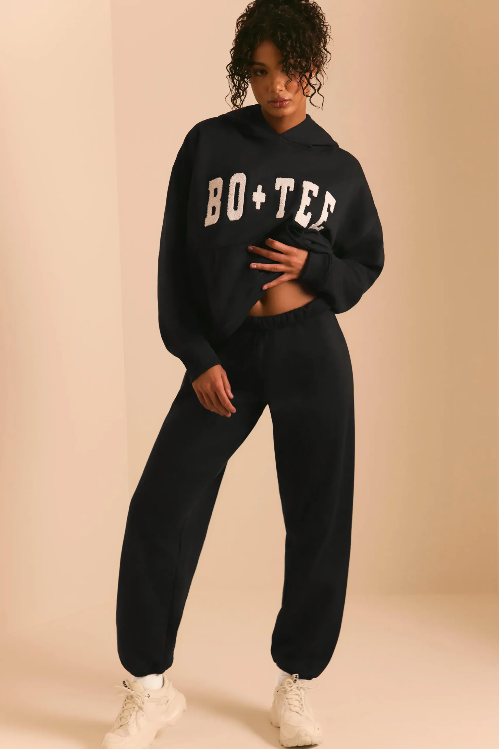 Oh Polly Tracksuits | Matching Sets^Relaxed Fit Joggers in Black