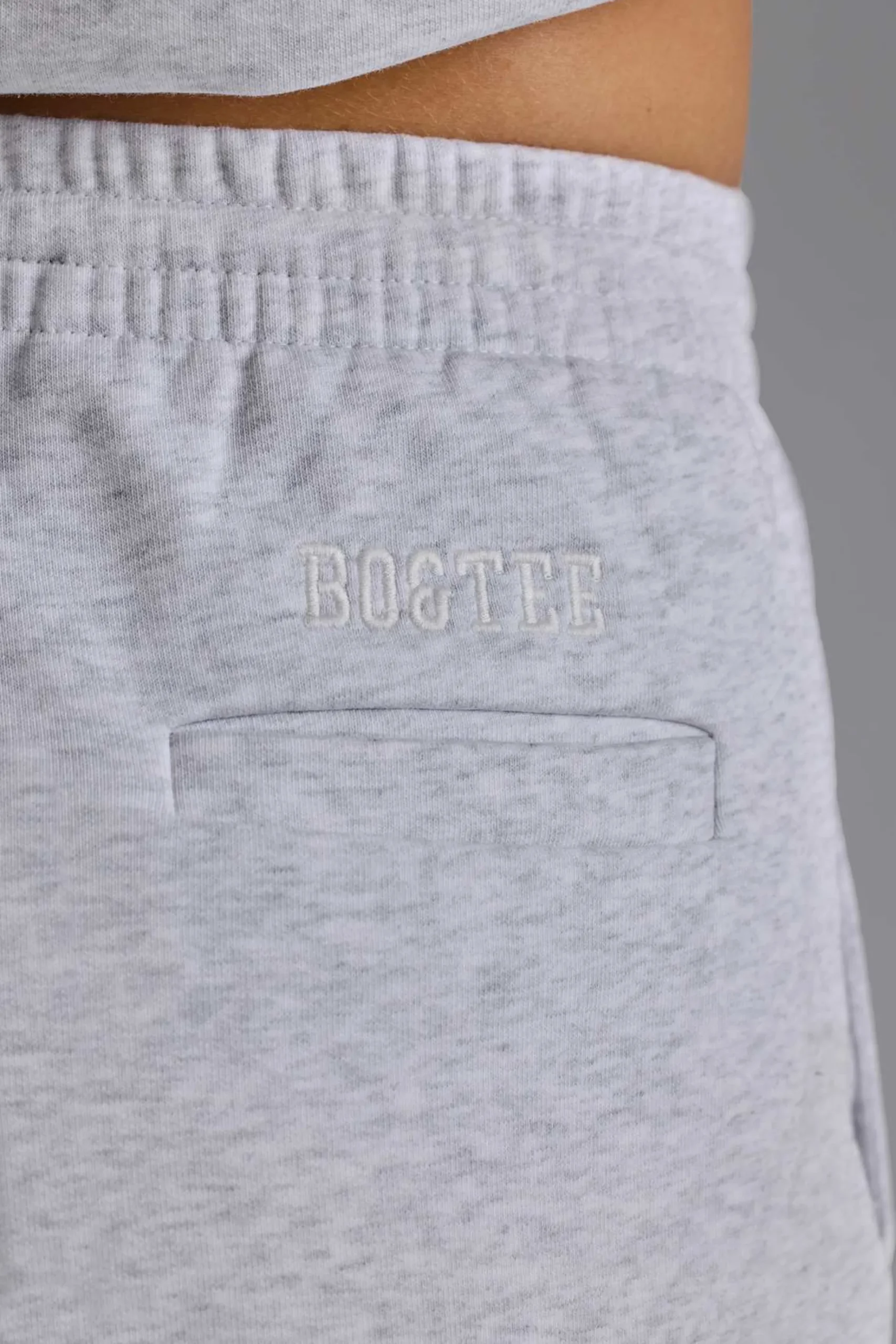 Oh Polly Tracksuits | Matching Sets^Relaxed Mid-Rise Joggers in Grey Marl GreyMarl