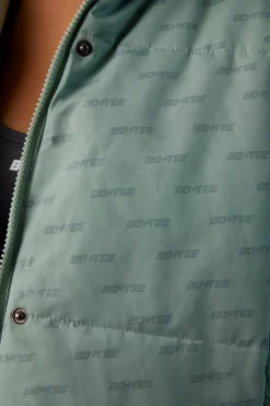 Oh Polly Coats^Reversible Hooded Puffer Jacket in Iceberg Green IcebergGreen