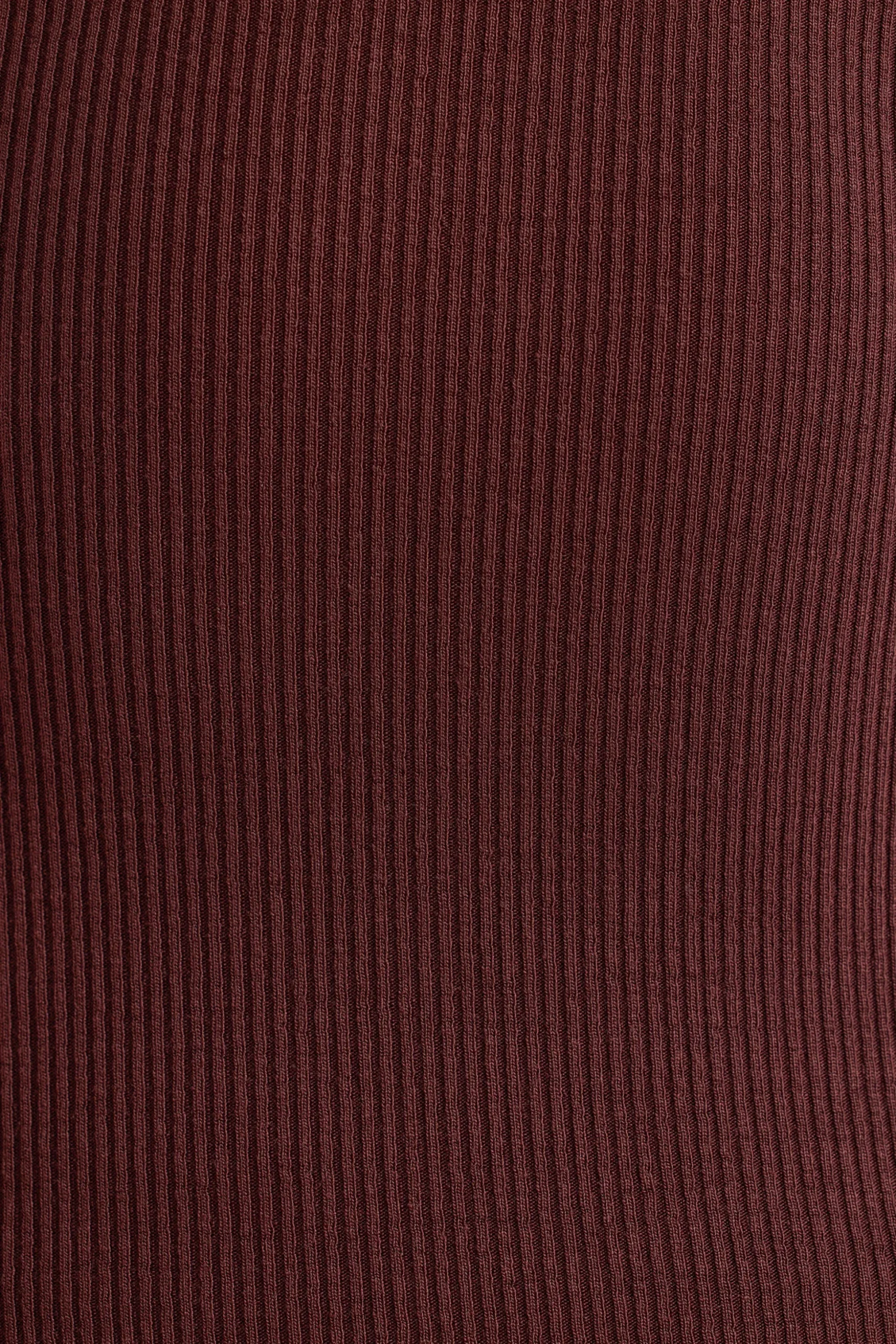 Oh Polly Tops | Elevated Essentials^Ribbed Modal Crew Neck Top in Espresso
