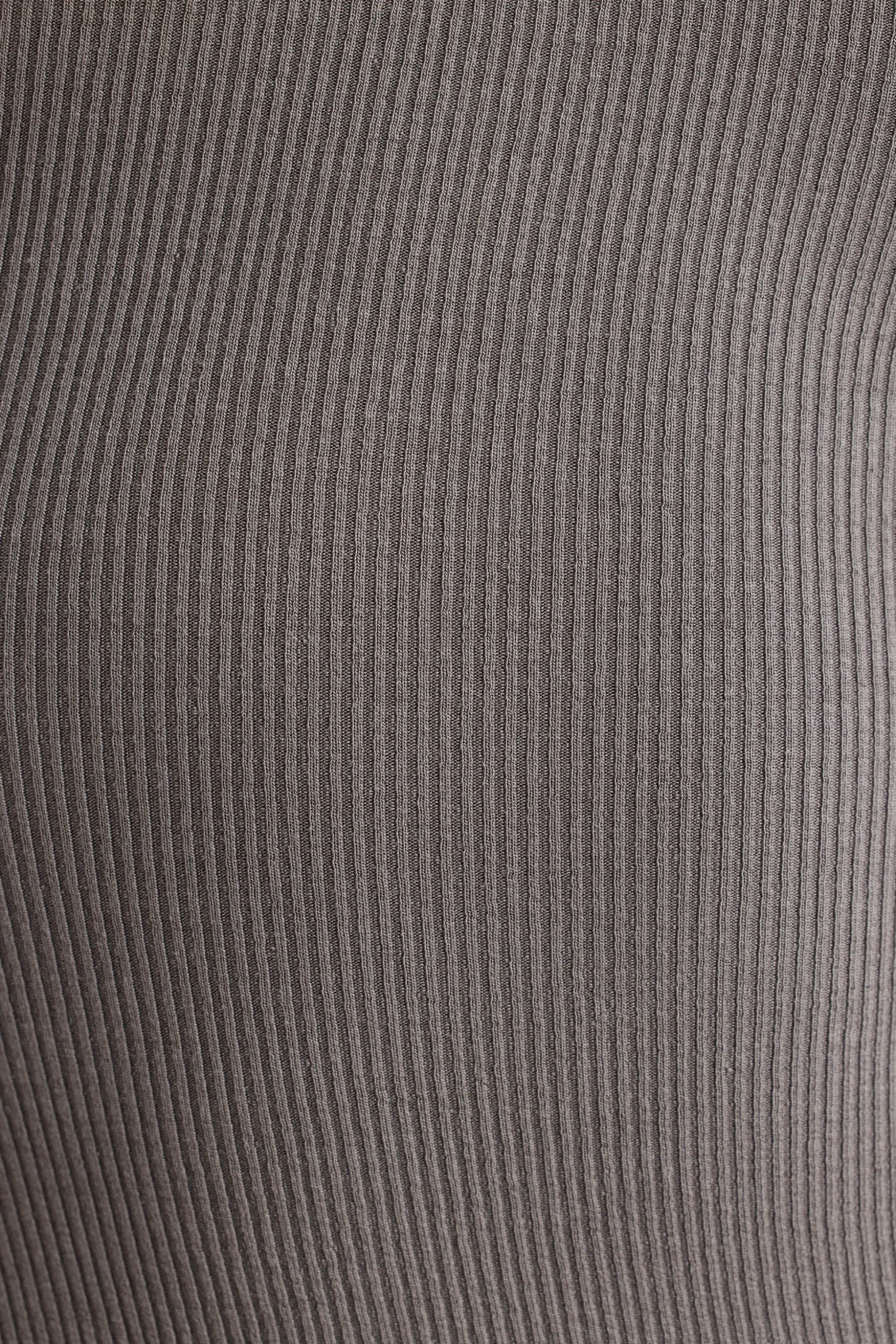 Oh Polly Tops | Elevated Essentials^Ribbed Modal Crew Neck Top in Grey
