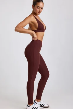 Oh Polly Women'S Clothing Sale - $65 And Under | Women'S Clothing Sale - $40 And Under^Ribbed Modal High Waist Leggings in Espresso
