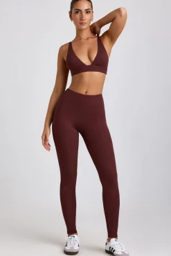 Oh Polly Women'S Clothing Sale - $65 And Under | Women'S Clothing Sale - $40 And Under^Ribbed Modal High Waist Leggings in Espresso