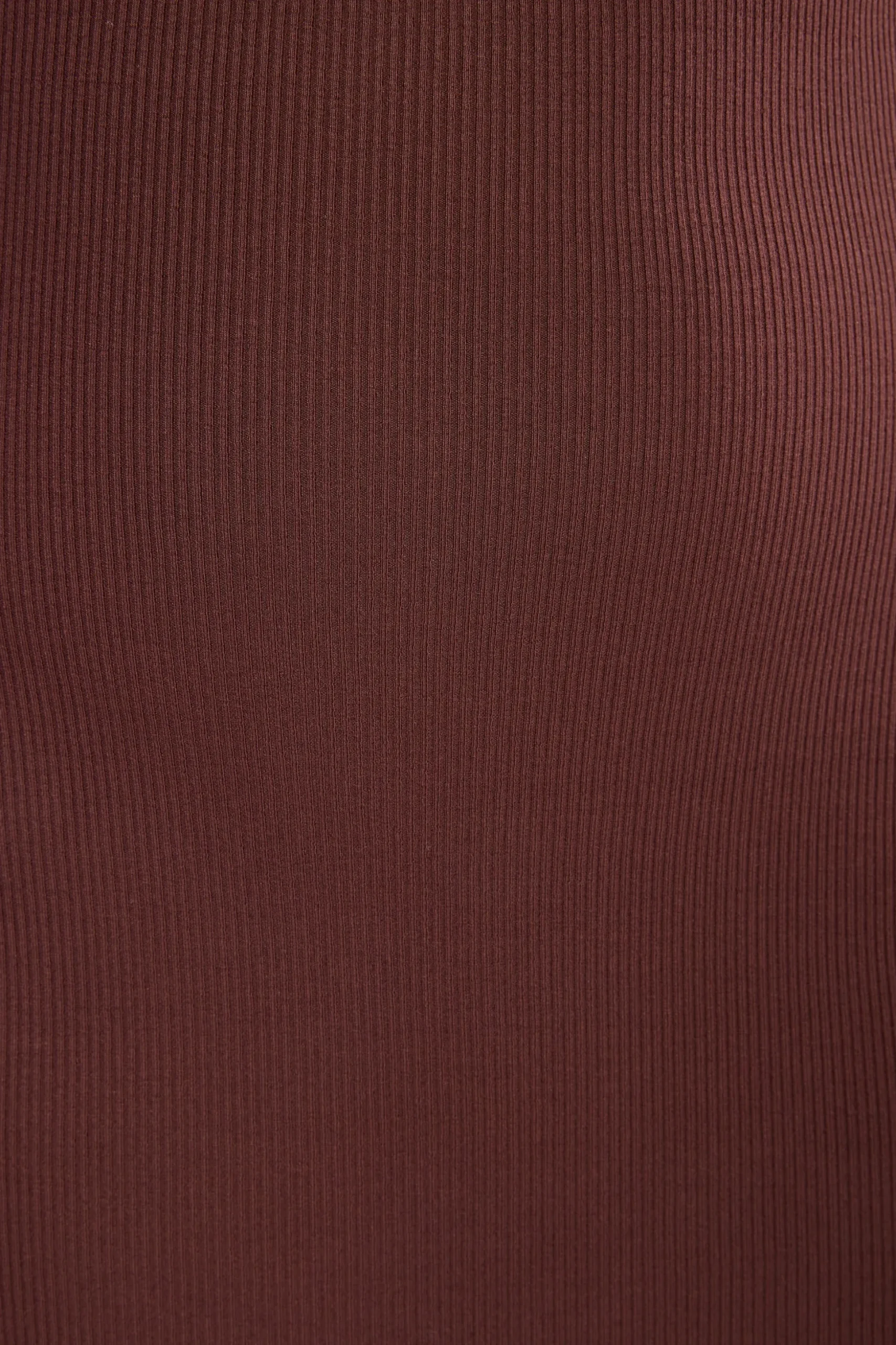 Oh Polly Tencel™ Modal Dresses^Ribbed Modal Long Sleeve Maxi Dress in Chocolate