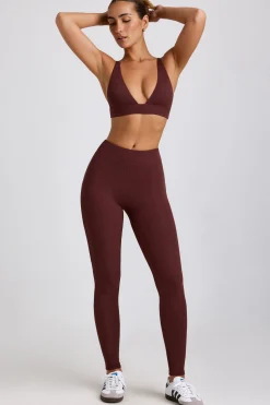 Oh Polly Women'S Clothing Sale - $65 And Under | Women'S Clothing Sale - $40 And Under^Ribbed Modal Triangle Bralette in Espresso