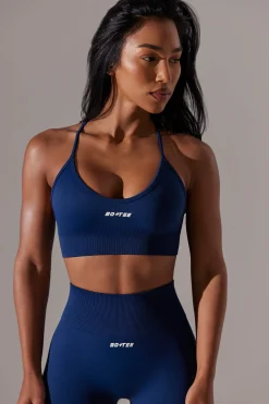 Oh Polly Women'S Clothing Sale - $65 And Under | Women'S Clothing Sale - $40 And Under^Scoop Neck Multi Strap Sports Bra in Navy