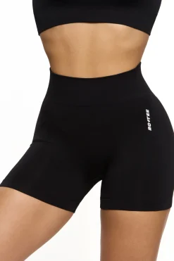 Oh Polly Matching Sets^Seamless High Waist Mini Shorts in Black