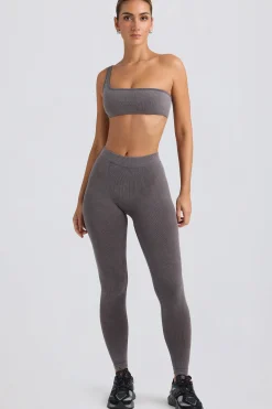Oh Polly Matching Sets | Leggings^Seamless Rib Leggings in Washed Charcoal WashedCharcoal