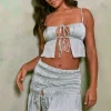 Oh Polly Women'S Clothing Sale - $65 And Under | Women'S Clothing Sale - $40 And Under^Shirred Thigh High Split Mid Rise Mini Skirt in Pastel Green PastelGreen