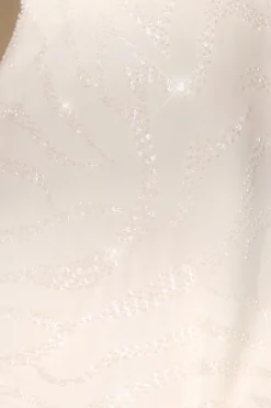 Oh Polly Women'S Clothing Sale - $65 And Under | Party Dresses^Sleeveless Wrap Over Mini Dress in Off White OffWhite