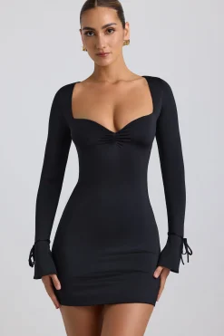 Oh Polly Women'S Clothing Sale - $65 And Under | Women'S Clothing Sale - $40 And Under^Slinky Jersey A-Line Mini Dress in Black