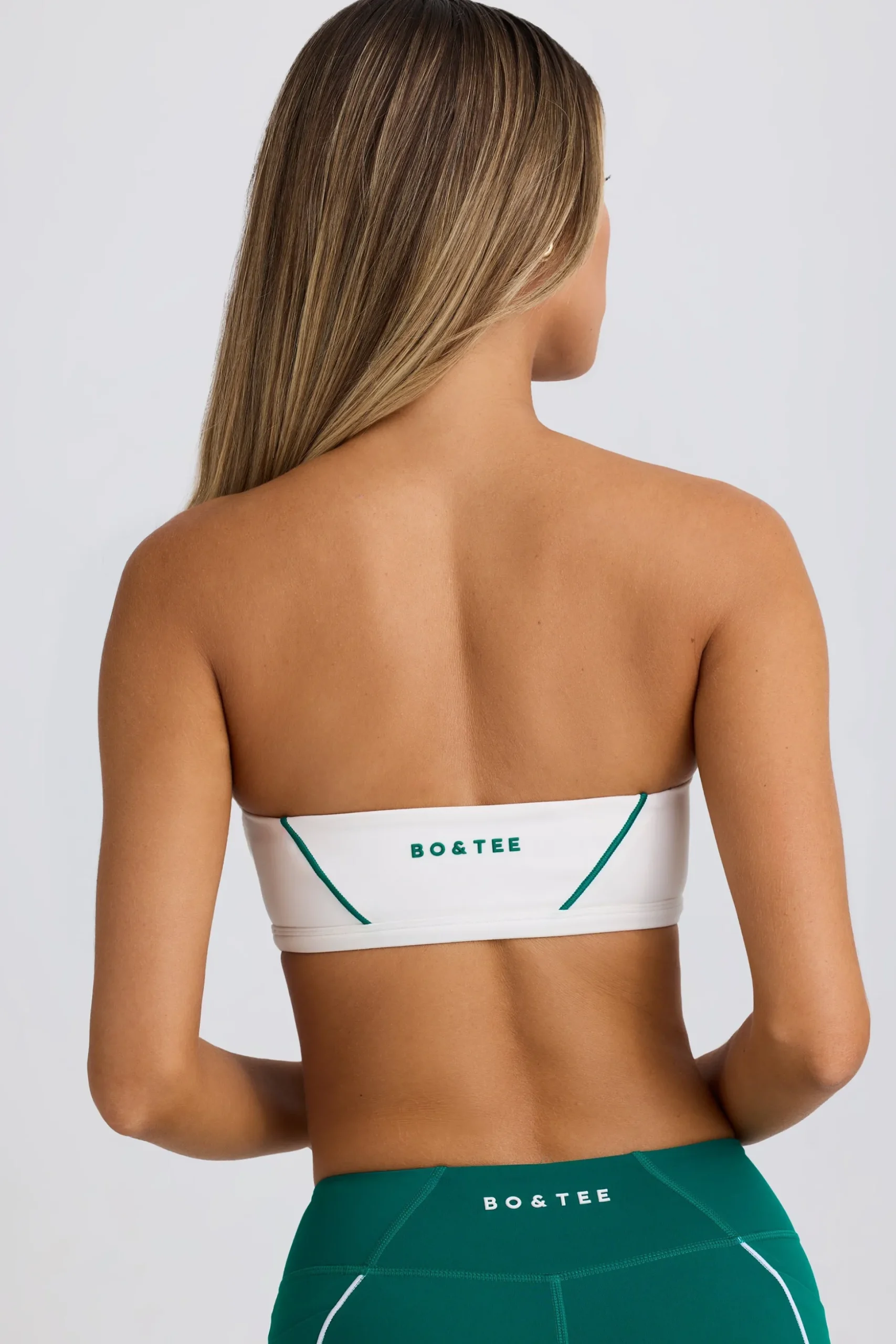 Oh Polly Matching Sets | Sports Bras^Soft Active Bandeau Sports Bra in White