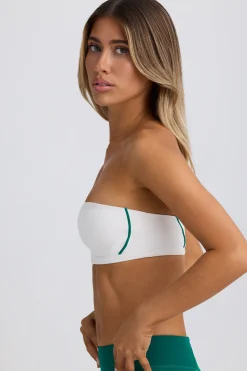 Oh Polly Matching Sets | Sports Bras^Soft Active Bandeau Sports Bra in White
