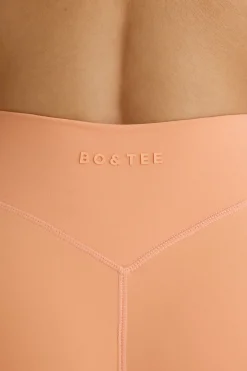 Oh Polly Matching Sets | Shorts^Soft Active Crossover Mini Shorts in Peach