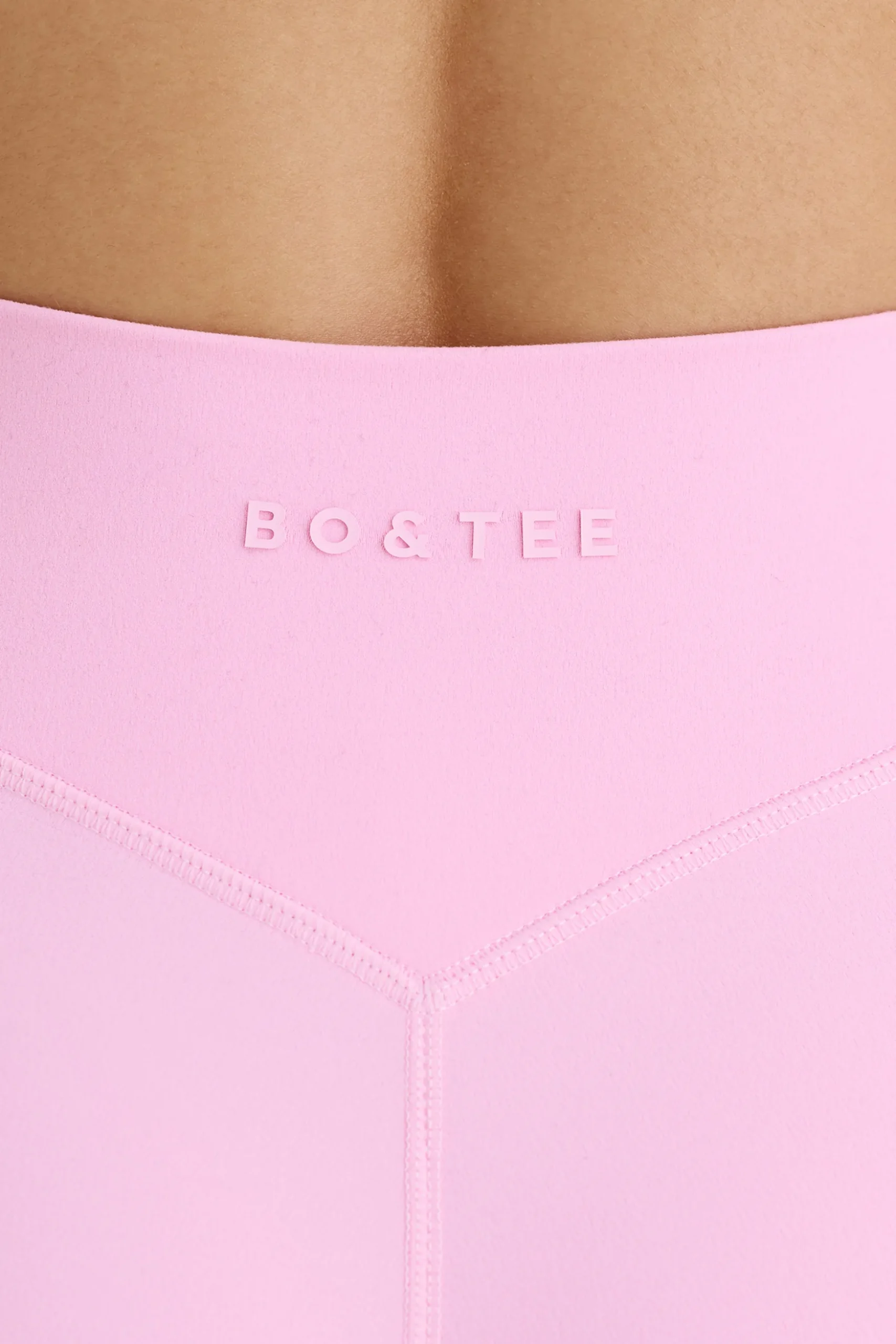 Oh Polly Matching Sets^Soft Active Crossover Mini Shorts in Bubblegum Pink BubblegumPink