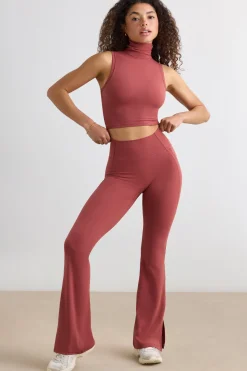 Oh Polly Women'S Clothing Sale - $65 And Under | Women'S Clothing Sale - $40 And Under^Soft Active Flared Trousers in Rust