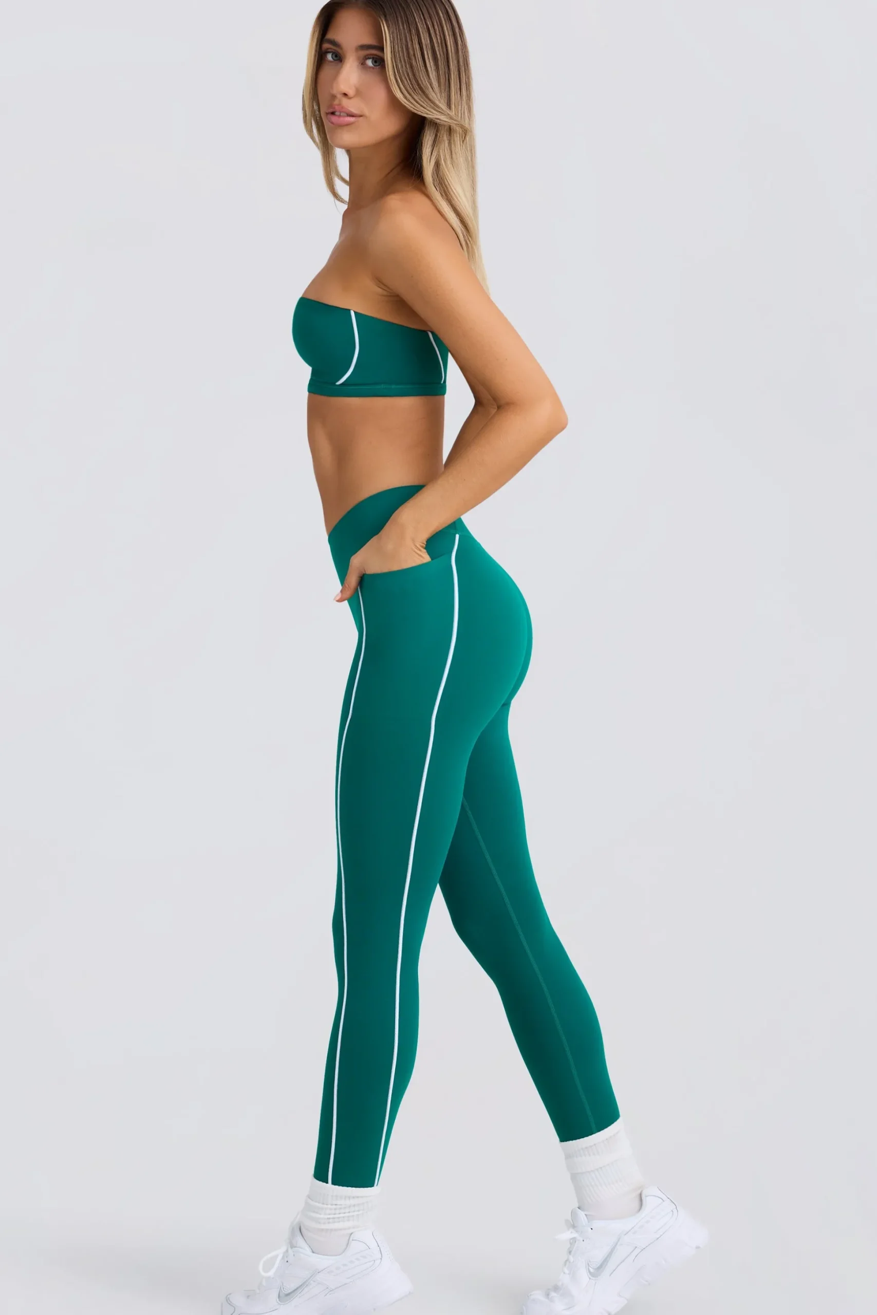 Oh Polly Matching Sets | Leggings^Soft Active Leggings in Varsity Green VarsityGreen