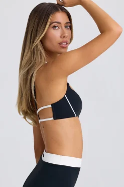 Oh Polly Matching Sets | Sports Bras^Soft Active Scoop-Neck Sports Bra in Black