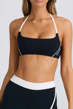 Oh Polly Matching Sets | Sports Bras^Soft Active Scoop-Neck Sports Bra in Black