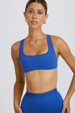 Oh Polly Matching Sets | Sports Bras^Soft Active Sports Bra in Cobalt