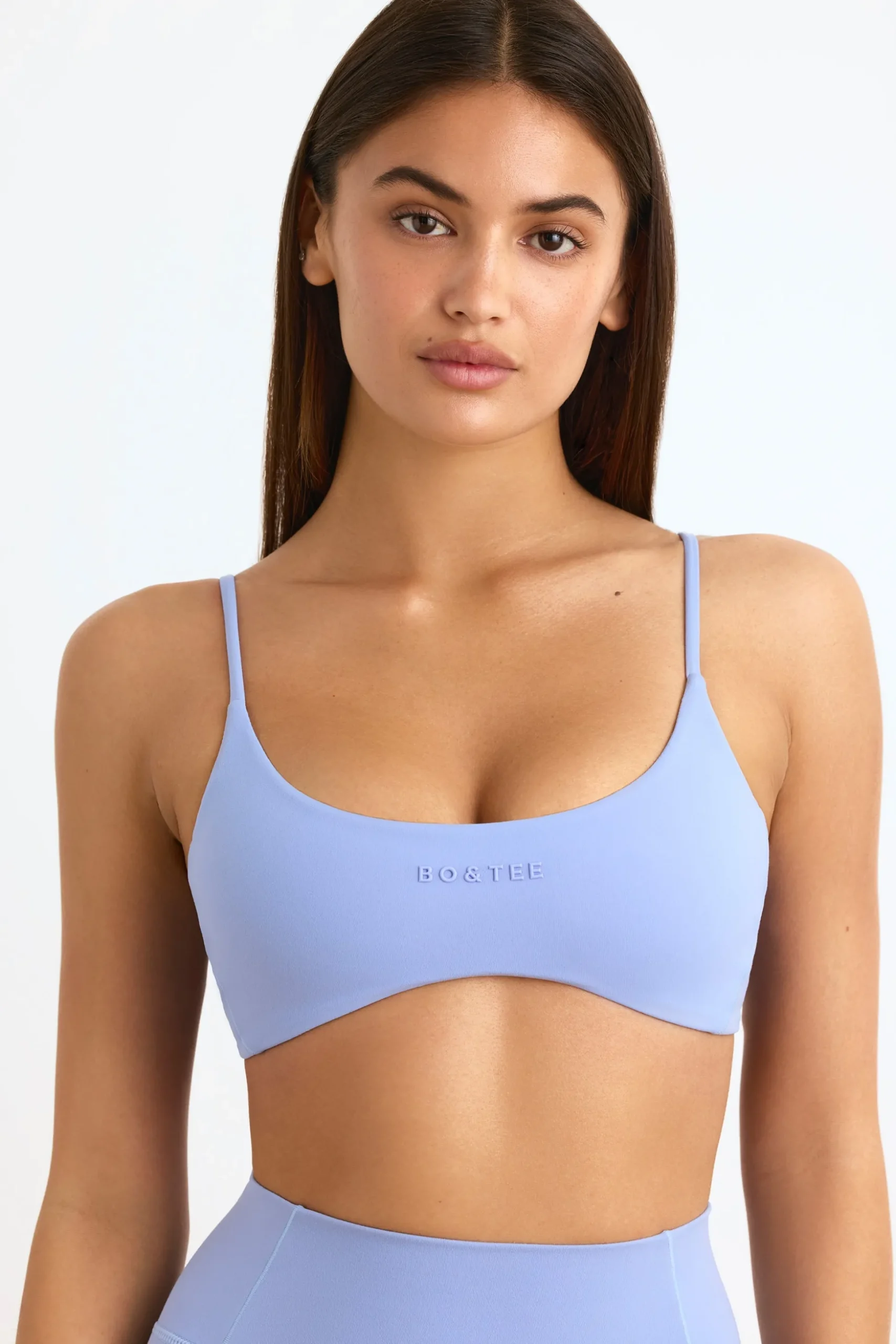 Oh Polly Matching Sets | Sports Bras^Soft Active Sports Bra in Lavender Blue LavenderBlue